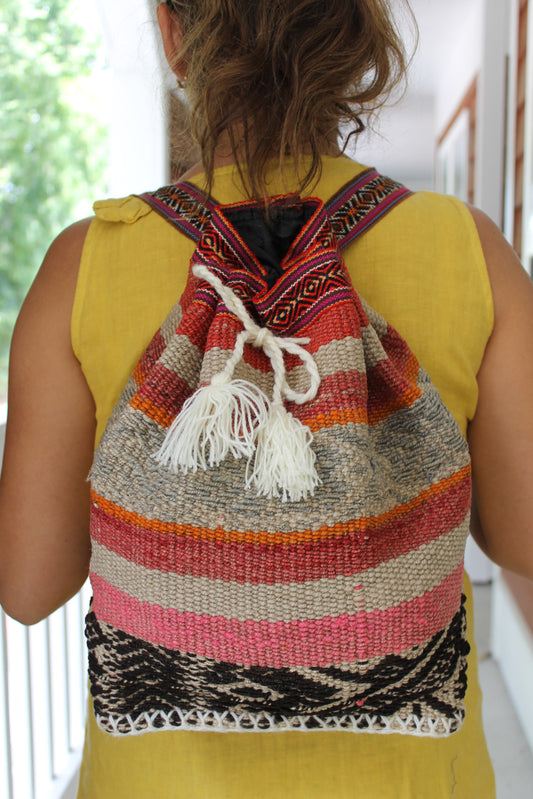 Handmade Wool Backpack